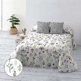 Belum Sprei Bouti, 100 g, bed 150/160, afmetingen: 250 x 270 cm, stof: 100% biologisch katoen, 175 draden, Öko-Tex gecertificeerd, model: Santorini Mint
