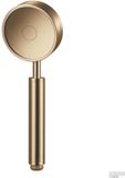 Qisani Flow ronde handdouche Geborsteld Gold 25635.06
