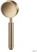 Qisani Flow ronde handdouche Geborsteld Gold 25635.06