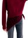 SILK & CASHMERE foulard rouge