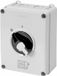 Gewiss SCHAKELAAR - HP - BEDIENING - BEHUIZING VAN ISOLEREND MATERIAAL - 80A 3P - AFSLUITBARE ZWARTE DRAAIGREEP - IP66/67/69, GW70419P