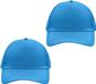 Myrtle Beach Gustav Daiber Gmbh Baseball pet/cap 5 panels - Turquoise - Volwassenen - Katoen - Klittenband sluiting