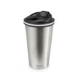 IBILI Thermobeker, Satin, 410 ml, roestvrij staal, dubbele wand, herbruikbaar, koffiebeker