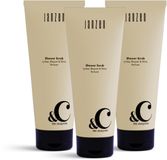 JANZEN Shower Scrub &C Lychee Blossom & Shine 3-pack