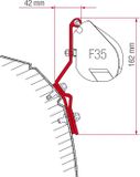 Flame Fiamma F35 Pro Kit VW T4 Lift Roof Zilver Aluminium 300 cm