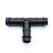 GMK T-stuk Ø16×16×16 mm voor Druppelslang en Tyleenslang - 10 Stuks