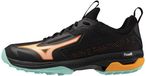 Mizuno Wave Panthera 2 Hockeyschoenen Senior Zwart/Tangelo/Ice Groen Maat 38