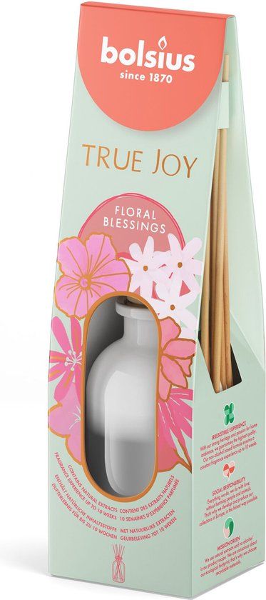 Bolsius Geurstokjes True Joy - Floral Blessings (80 ml)