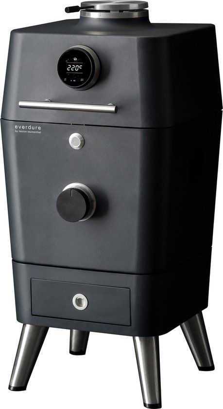 Everdure 4K Houtskool Barbecue - Antraciet/Blauw