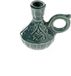 Danilovo Pitcher Kaarsenhouder, Keramische Kandelaar voor Dunne Kaarsen, Orthodoxe Kaarsenhouder, Ideaal voor Kaarsen tot Ø 1,1 cm (Groen)
