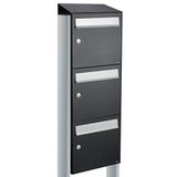 Allux Flow Set 3-Hoog Met Dak Op Statief Zwart