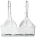 Calvin Klein Underwear Bralette Meisjes Katoen Elastaan Licht Gevoerd Wit 10-12