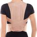 TOROS-GROUP Houdingcorrector, rug- en schoudersteun voor dames en heren, steunkorset, S beige