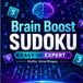 Brain Boost Sudoku | Easy to Expert: Perfect for Travel, Relaxation & Daily Brain Exercise