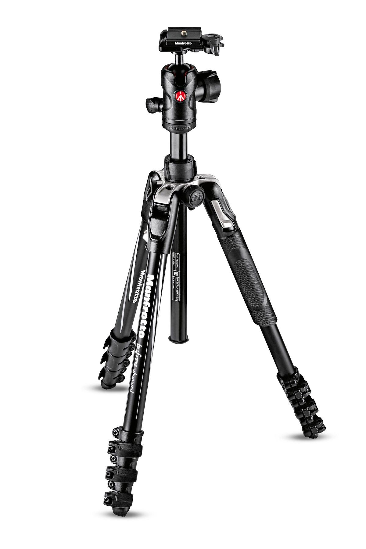 Manfrotto MKBFRLA4BK-BH Befree Aluminium Tripod Kit - Black/Silver