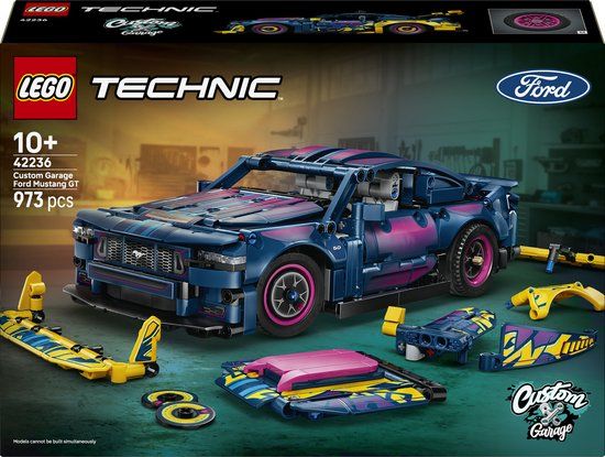 LEGO Technic Aanpasbare Ford Mustang GT Auto Speelgoed voor Kinderen en Decoratie 42236