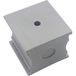 TRU COMPONENTS ELT 3 Presse-étoupe rainuré Klem-Ø (max.) 4 mm Élastomère Gris 1 pièce(s)