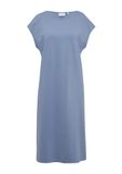Comma Lange Mouw Jurk Lichtblauw Viscose 36