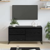 Prolenta Maison Exclusive - TV-meubels, 100 x 36 x 49,5 cm, zwart, eikenlook