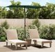 Prolenta Maison Exclusive Parasol met aluminium mast, 180x110 cm, groen