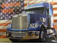 Merkloos Wandbord Transport - American Truck - vrachtwagen