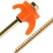 Azomor® Set van 24 stevige stalen tentharingen met schroefdraad voor outdoor gebruik