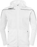 Uhlsport Stream 22 Trainingsjas Met Capuchon Kind Wit-Zwart Maat 140