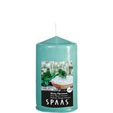 Spaas Geurende cilinderkaars 60/100 mm, ± 25 uur - Minty Hammam