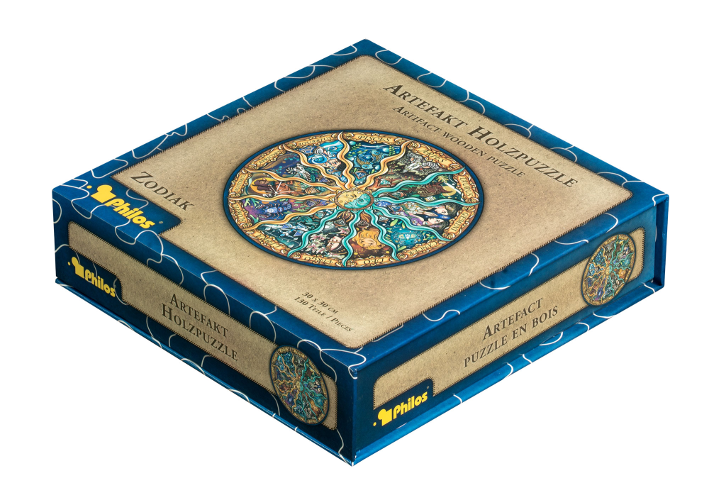 Philos Artefact Houten Puzzel - Zodiak (161 stukjes)