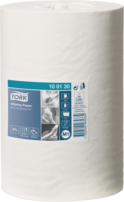 Tork Poetsrol M1 100130 1laags 21.5x120m