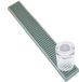 Bol Tapis d'évier en silicone étroit, tapis égouttoir pour vaisselle de cuisine, TAPIS ÉGOUTTOIR pour plan de travail, 8x60 cm