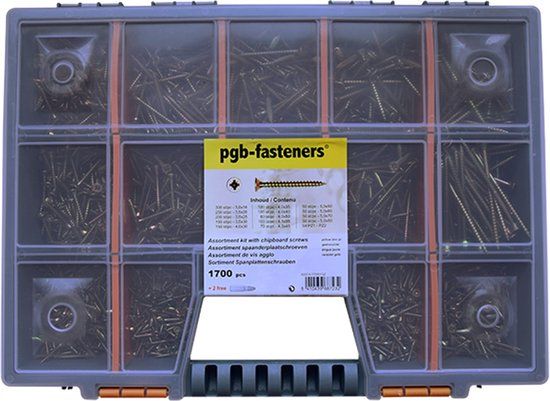 pgb-Europe Pennoit Assortimentsdoos met schroeven 1700dlg