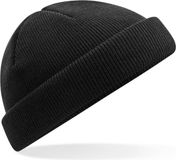 Beechfield Gerecycleerde muts in vissersstijl B43R - Black - One size