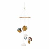 Bloomingville Vigge MOBILE van polyester in de kleur bruin, afmetingen: 20x70 cm, 82054437
