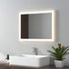 EMKE Led-badkamerspiegel, 45 x 60 cm, wandspiegel, warm wit licht en koud wit licht, anti-condens, met knop