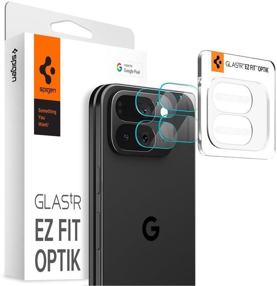 Spigen Camera Lens Protector Geschikt voor Google Pixel 10 Pro Fold - Glas.tR EZ Fit Optik Pro - 9H Tempered Glass - Gemakkelijke Installatie - Transparant 2-Pack
