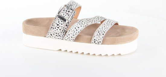 Maruti Balou Slippers - Pixel Offwhite/Black - 37 - Women