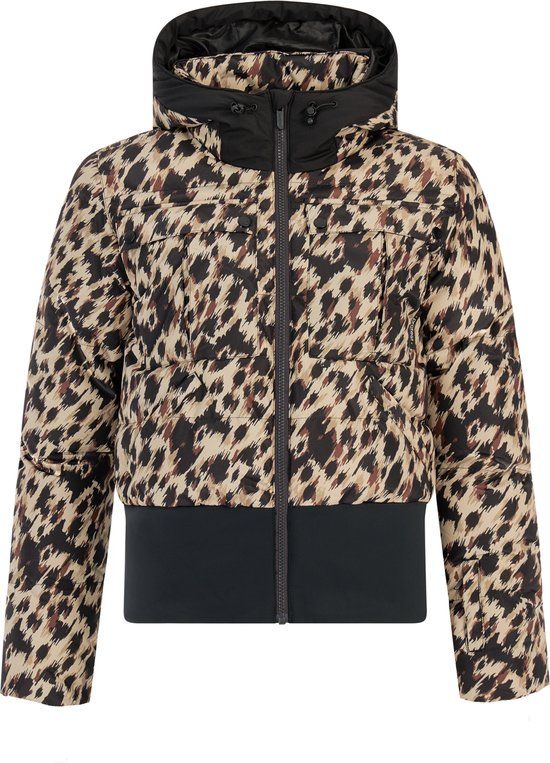 Protest Prtjetta - Skijas Dames - Panterprint - Puffer winterjas - Waterkolom 10K