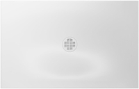 Crosswater Creo douchebak - 80x120cm - Rechthoek - Wit