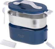 Adler AD 4505 Lunchbox - Verwarmde Voedselcontainer - 0,8 Liter - Blauw