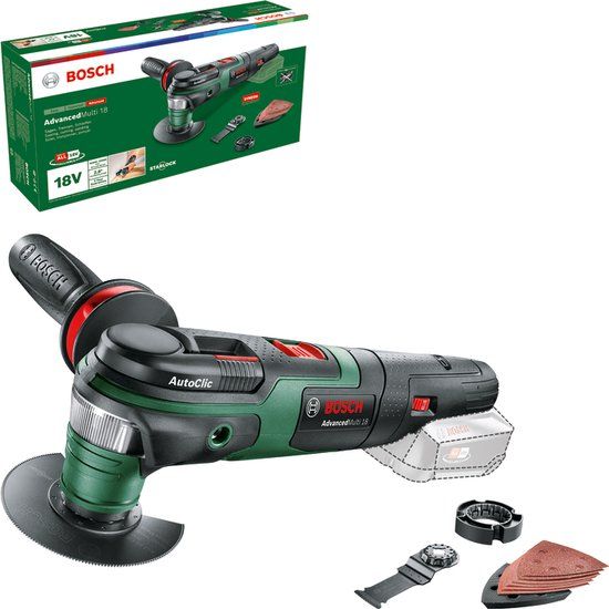 Bosch AdvancedMulti 18 Accu multitool - Zonder accu en lader