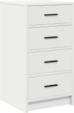 vidaXL Dressoir Wit Bewerkt Hout 40 x 41 x 75 cm
