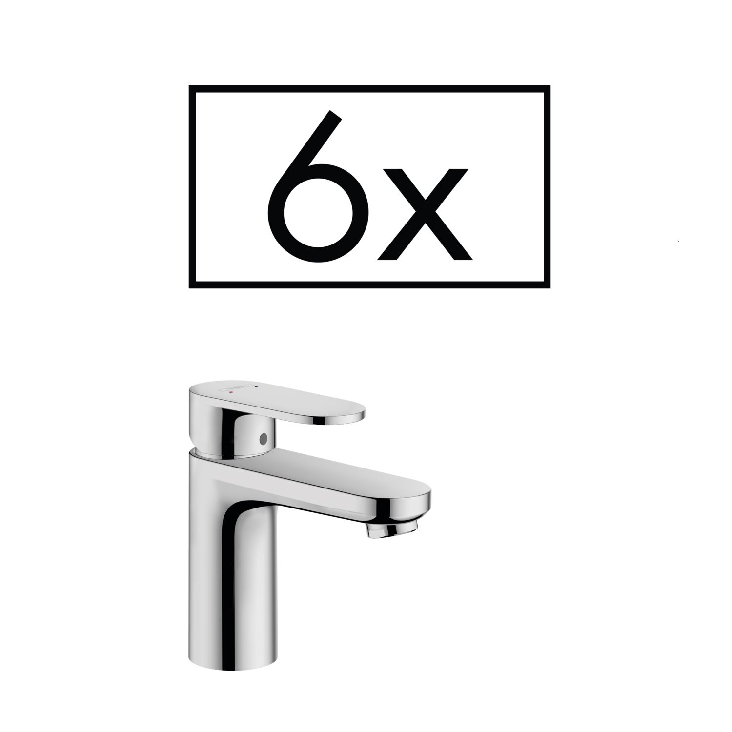 Hansgrohe Vernis Blend 100 Basin Mixer - Chrome - Project Pack (6)