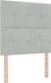 vidaXL Boxspringbed met hoofdeinde, lichtgrijs, 200 x 90 cm, fluweel