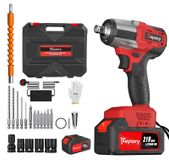 StarTech Accuboormachine met slagfunctie - Schroeffunctie - Borstelloos - 420 Nm - 21V 6000 mAh - 2 versnellingen - 1,27 cm vierkant - 4 bits met opzetstukken + 12 bits