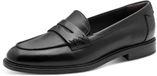 Tamaris Dames Instappers 1-24660-45 003 Zwart Leer Maat 36 EU
