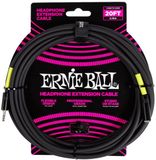 Ernie Ball 6425 Hoofdtelefoon Verlengkabel 6 Meter Minijack 3.5mm naar 3.5mm