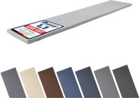 Garronda Bankkussen 200x40 cm – 4 cm dik – Waterafstotend & UV-bestendig – Lichtgrijs