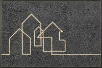 wash+dry Linestreet Deurmat, wasbaar, voor binnen en buiten, 50 x 75 cm