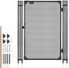 VEVOR Zwembadhek Poort, 1,2x0,75 m, Poort voor zwembadhek, kinderbeveiligingshek, veiligheidssets met metalen sluiting, 352 g/m² Teslin-PVC-weefsel, rondbuis, afsluitbaar, voor zwembaden, zwart